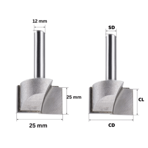 T.C.T Straight BITS (Brazed) Cleaning Bottom Bits